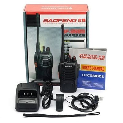 50Ω Antenna Impedância Baofeng BF-888s A Par Bf-888s Uhf Radio Walkie Talkie de mão