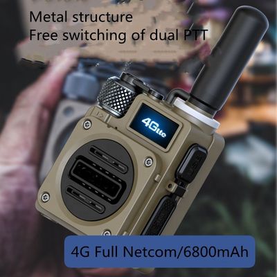 400-470 Walkie-Talkies de cartão SIM de faixa de frequência para GSM Global Handy Talky de longa distância