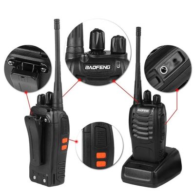 BF Baofeng 888 Bateria de Lítio Walkie-Talkie Dual-Way para Crianças Bluetooth Walkie-Talkie