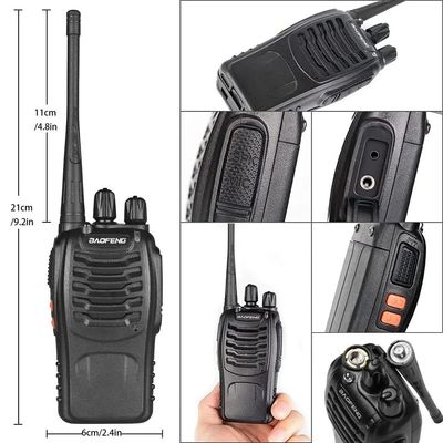 BF Baofeng 888 Bateria de Lítio Walkie-Talkie Dual-Way para Crianças Bluetooth Walkie-Talkie