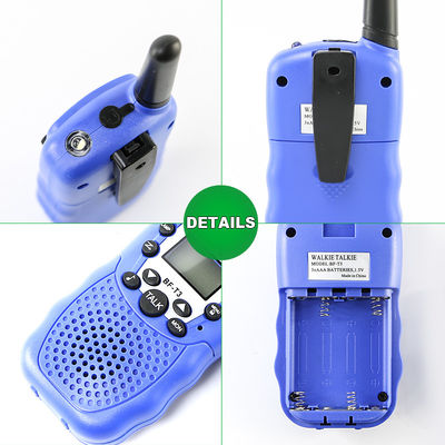 Brinquedo de rádio de bolso para crianças Transceptor de longo alcance recarregável 22 canais Design de desenhos animados