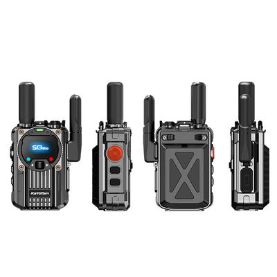 4G POC Walkie Talkie de liga de zinco com função de rádio FM e suporte exclusivo a PTT