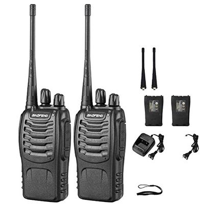 BF-888S Baofeng 5W Walkie Talkie com capacidade de bateria de 1500mAh e tipo de frequência UHF