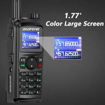 1-10KM Talk Range Baofeng UV-28L 10W Tri-Band Intercom USB-C Carregamento rádio CB portátil