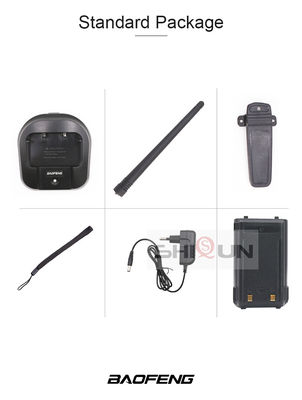 Potência de saída de 8W Baofeng UV-5R Plus Tri-Power Ham Radio Transceiver com carga USB-C