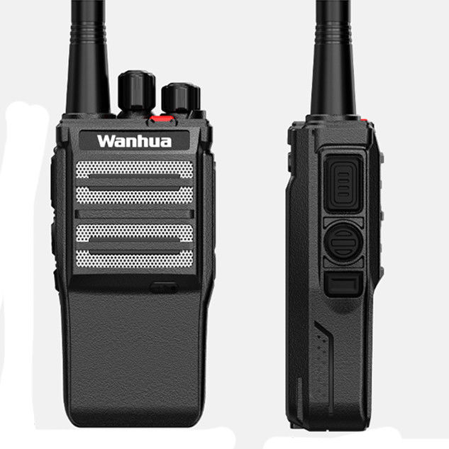 Transceptor UHF FM portátil de duas vias Rádio 8W Rádio portátil de banda única Walkie Talkie