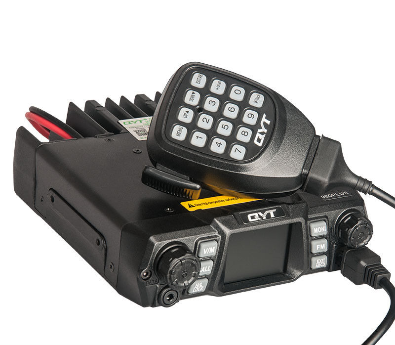 Alta Potência 100W VHF Walkie Talkie QYT KT-780 PLUS Estação Base Transceptor de Rádio Móvel