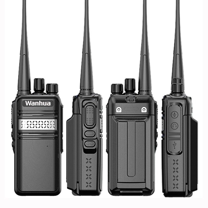 Walkie Talkie 5W Portátil Ham CB Rádio Banda Dupla VHF UHF FM Transceptor Comunicação
