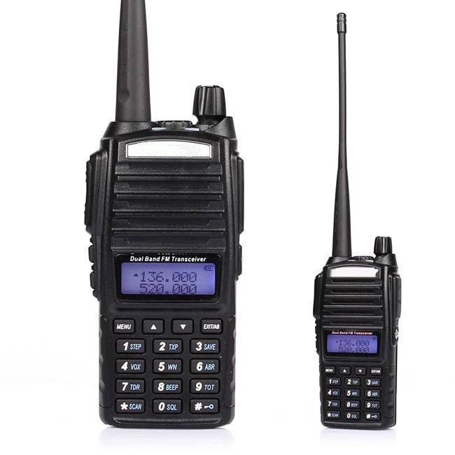 Transmissor de rádio de longo alcance Zello Walkie Talkie BF-8201 Uhf para caminhadas profissionais