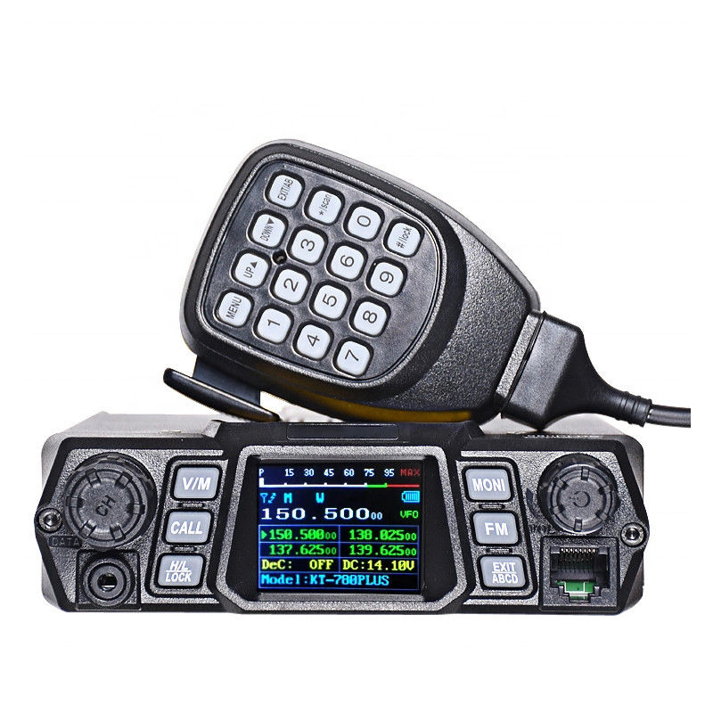 100W High Power Car Station VHF KT-780 Plus Car Mobile Radio Transceiver de Banda Única