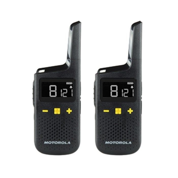 100g Twin Pack XT185 Walkie Talkie Não licenciado Rádio comercial de dois sentidos para longo alcance