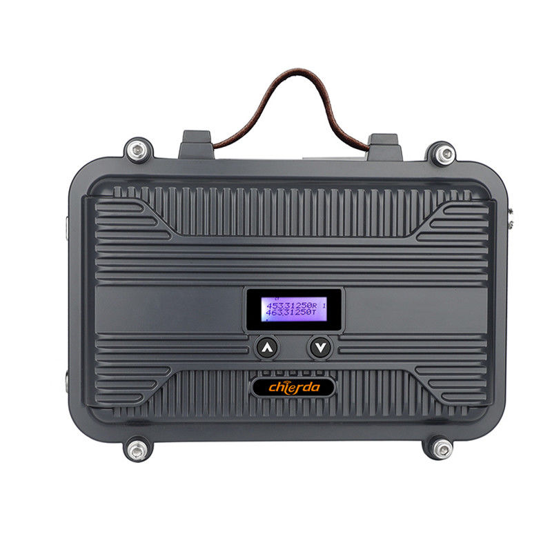 Rádio de veículos marítimos Full Duplex Two Way Radio Repeater LCD Mini UHF ou VHF 10W Personalizavel