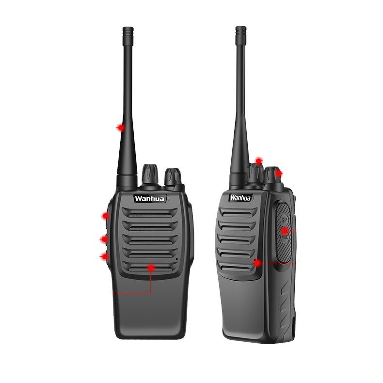Hotel Wanhua WH27E Walkie Talkie Personalizavel 170*60*35MM UHF profissional de longo alcance