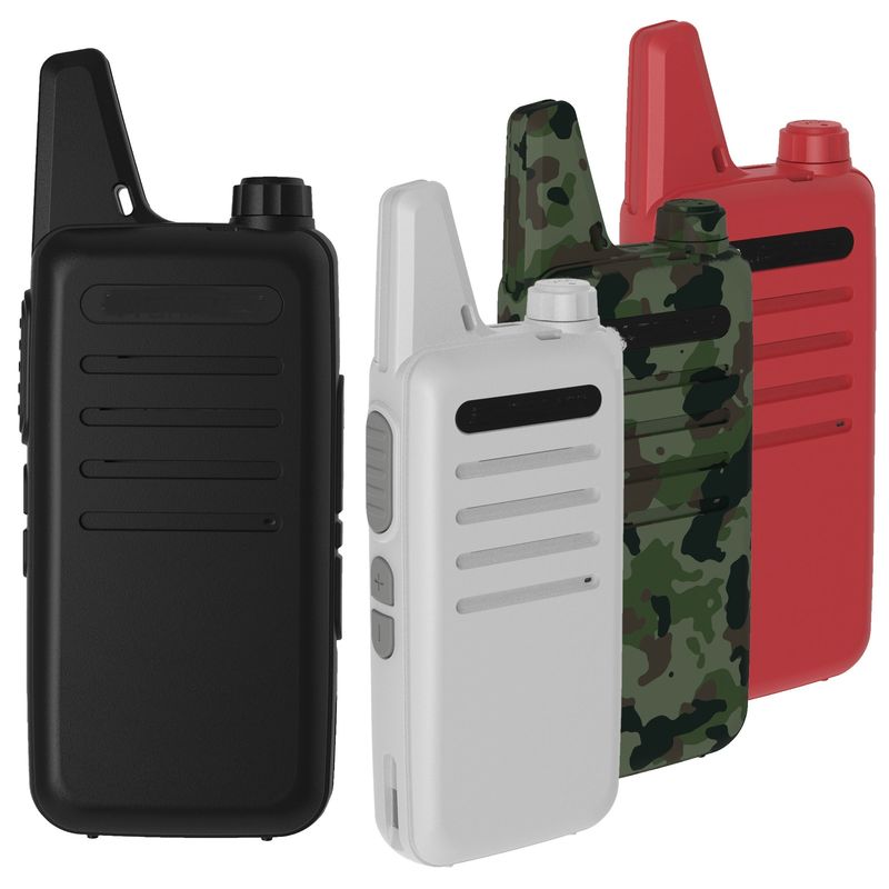 VTC201 Walkie Talkie de modo duplo 2W rádio UHF/VHF para comunicações de longa distância
