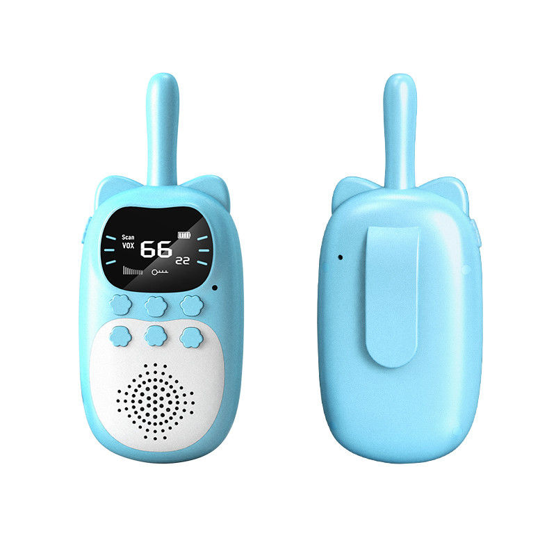 20 canais de armazenamento Walkie Talkie portátil para crianças 3 km ABS brinquedo de controle remoto de plástico