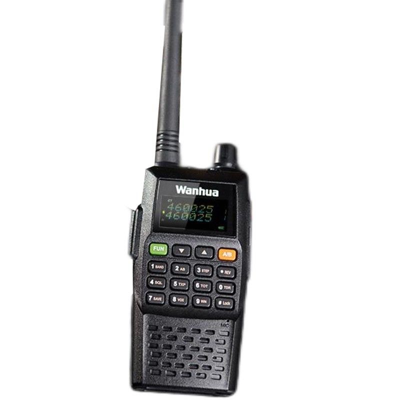 Lançar Wanhua VHF banda dupla de dois caminhos rádio perfeito para KTV em 7,2V tensão operacional