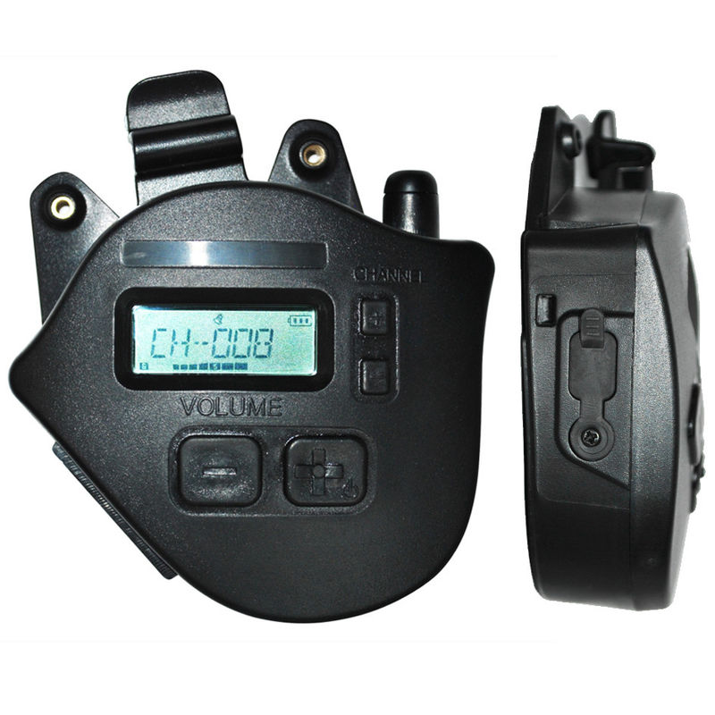 400-470 MHZ Lâmpada de canal de alto-falante Tecnologia Walkie Talkie preto com 2-20km Talk Range