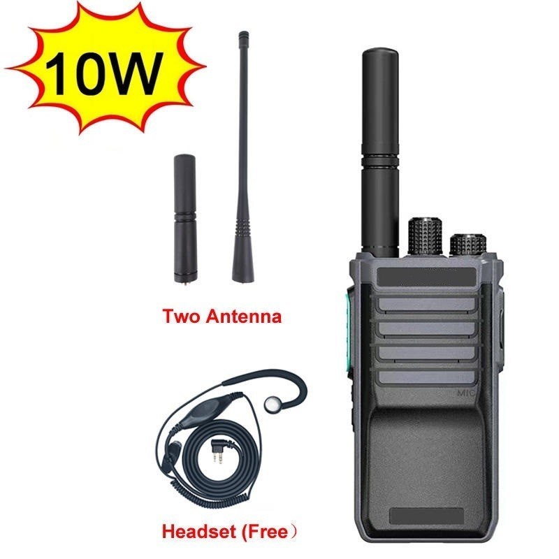 Faixa de frequência 400-470MHz Professional Walkie Talkie com WiFi e design à prova d'água