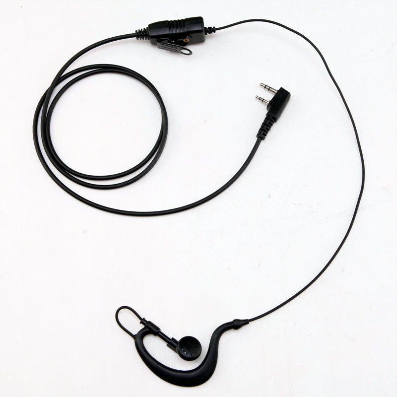 Microfone Fones de ouvido para Icom Radios de duas vias Walkie-talkie Air Tube Tempo de atraso sem fio