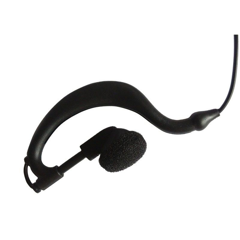 G Shape Ear Hook Earphone Handsfree In-Line Ptt Headset para Comunicação Walkie Talkie