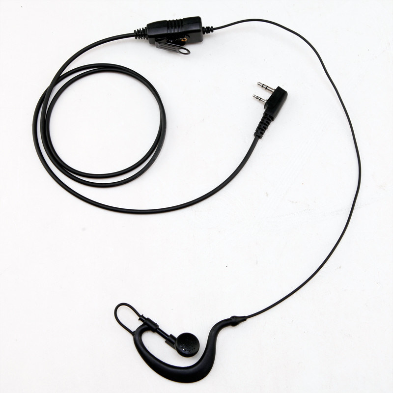 Wanhua WKTK General Walkie Talkie Earpiece com Micrófono PTT em Linha Modelo Wt200 Chipset