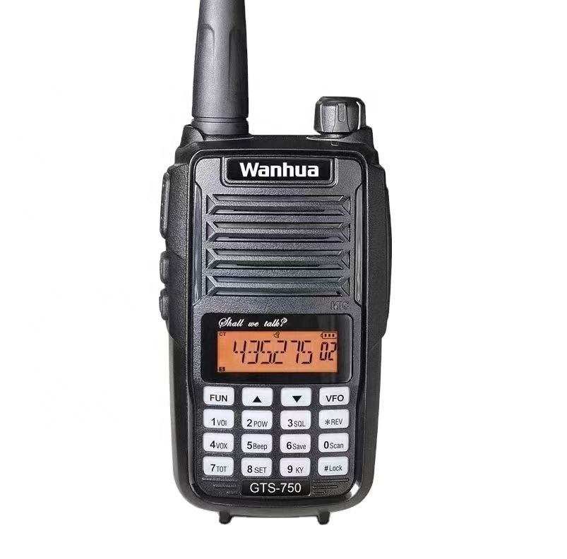 136-174mhz/400-470mhz 5W Radio UHF VHF Transceptor para caminhadas e situações de emergência