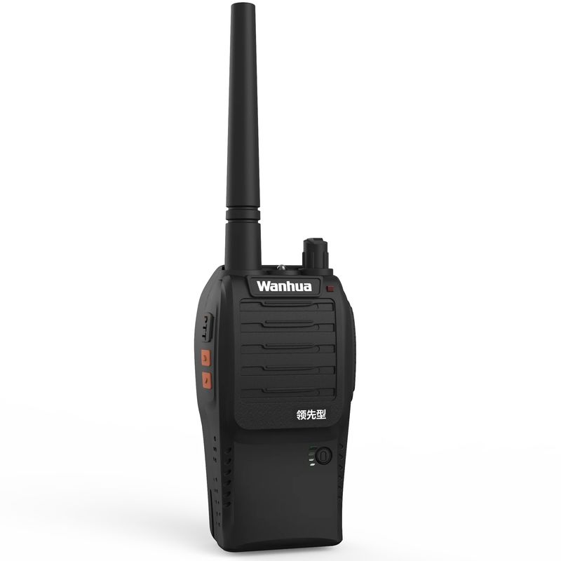 Wanhua S6 Black 4G POC Walkie Talkie com bateria Li-ion de 3,7 V e banda dupla UHF/VHF