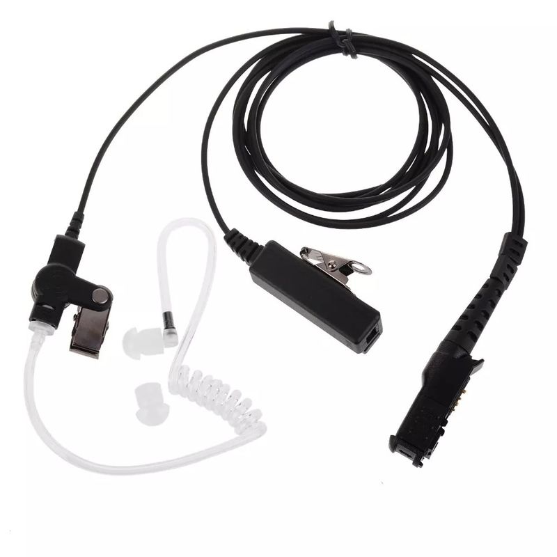 Mofo privado sem tubo de ar PPT fone de ouvido com fio para P6600 P6620 XPR3300 XPR3500 Radio Comunicador Headset