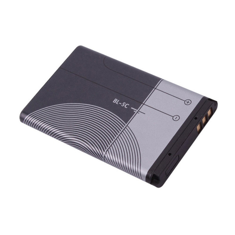 Bateria de lítio BL-5C de longa duração para Nokia1100 1600 E60 N70 Vida útil Mais de 500 vezes