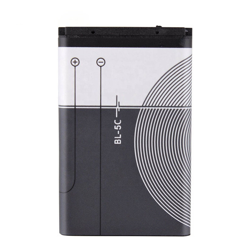 Baterias recarregáveis de telemóvel BL-5C Liion para Nokia 6600 6230 3650 E50 N70 1100 6268 E70 3.7V 1020mAh