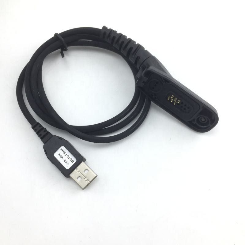Cable de programação USB de design flexível para Motorola DP8668i 328D DP4801E Walkie Talkie