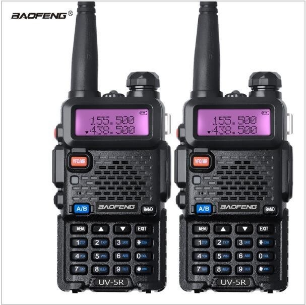 Drop Shipping 3-5km Portátil Baofeng UV5R UV5R UV-5R UV5R Walkie Talkie portátil