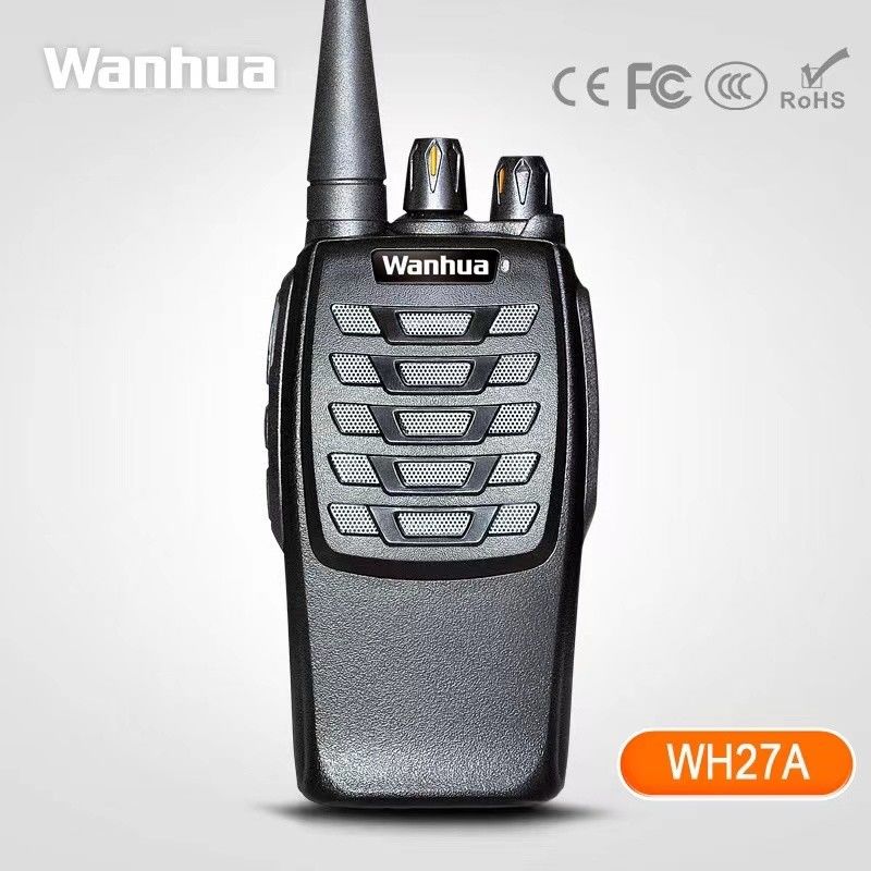 Rádios Walkie-Talkie UHF de 2W para personalização e comunicação de longo alcance Wanhua WH27G