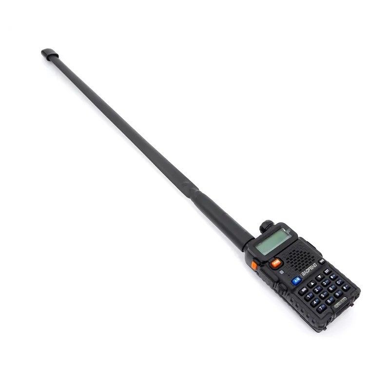 VHF/UHF 144/527MHz Walkie Talkie Antenna com design dobrável e potência de saída de 1W