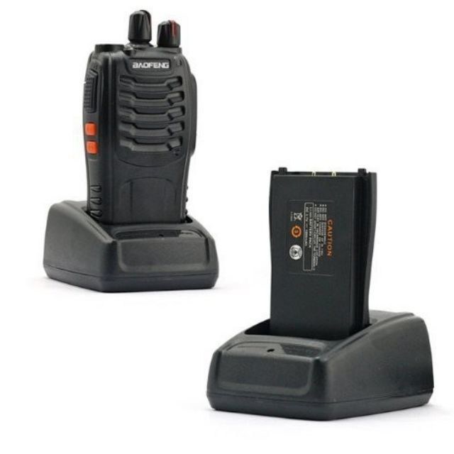 Original Baofeng BF 888S Walkie Talkie Faixa de Frequência 400-470Hz Com Carregador
