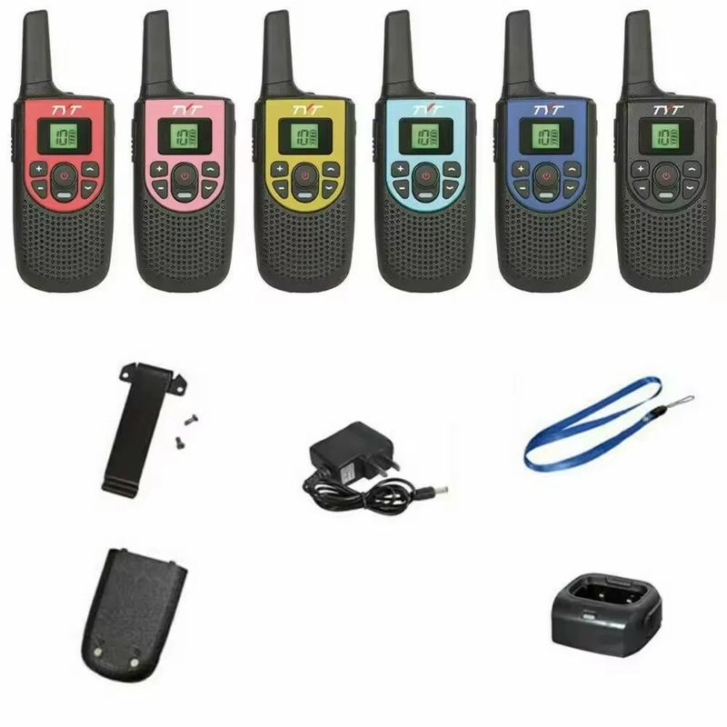 Produtos em 2024 Carregador Walkie Talkie PMR446 Rádio com 8 Watt Potência de Saída 110*55*32mm
