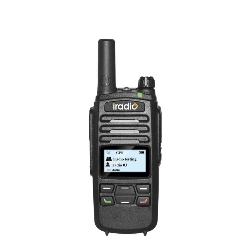 GPS portátil 2g/3g/4g CDMA/WCDMA/carte SIM de rede POC rádio bidirecional com lanterna LED