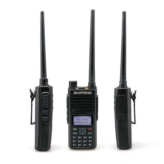 DMR VHF/UHF Baofeng DM-1801 Walkie Talkie de banda dupla portátil para intercomunicação de sinal digital