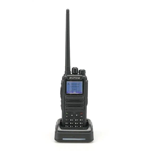 Baofeng DMR DM-1701 128 Canal de armazenamento 136-174MHz 400-470MHz Rádio de mão de duas vias