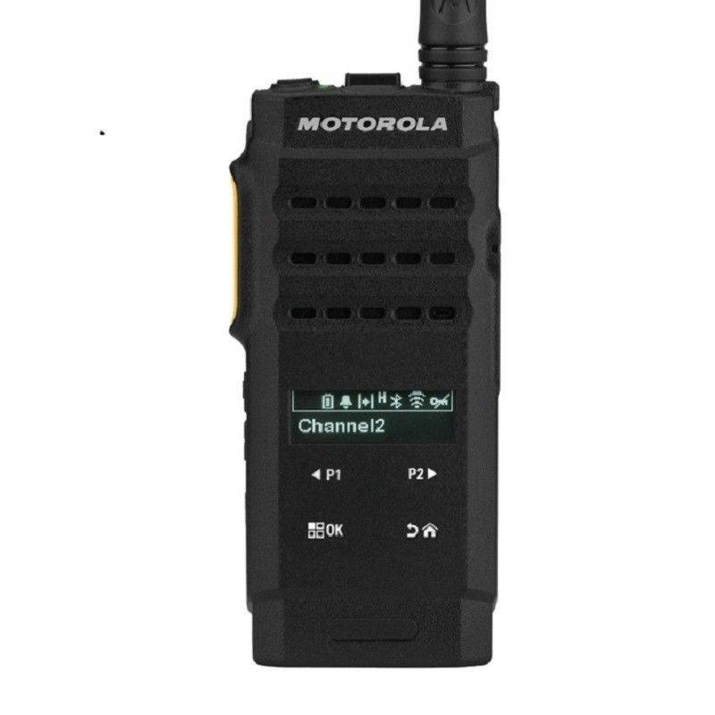 128 canais de armazenamento Walkie-Talkie preto com alta intensidade de sinal e sinal forte