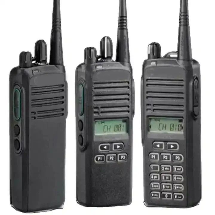 122 X 55 X 35,5 mm Intercomunicação de rádio portátil de duas vias VHF / UHF com bateria Li-on incluída