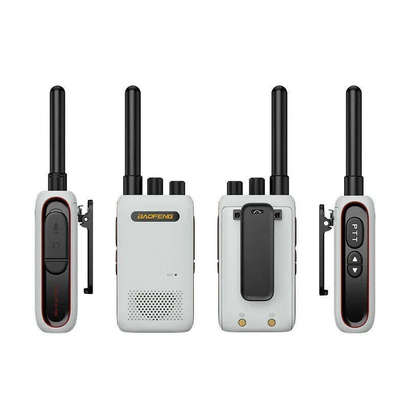 Baofeng Bf-358 Mini Dual Band Mobile Handheld UHF Rechargeable Kids Walkie Talkies em 2024