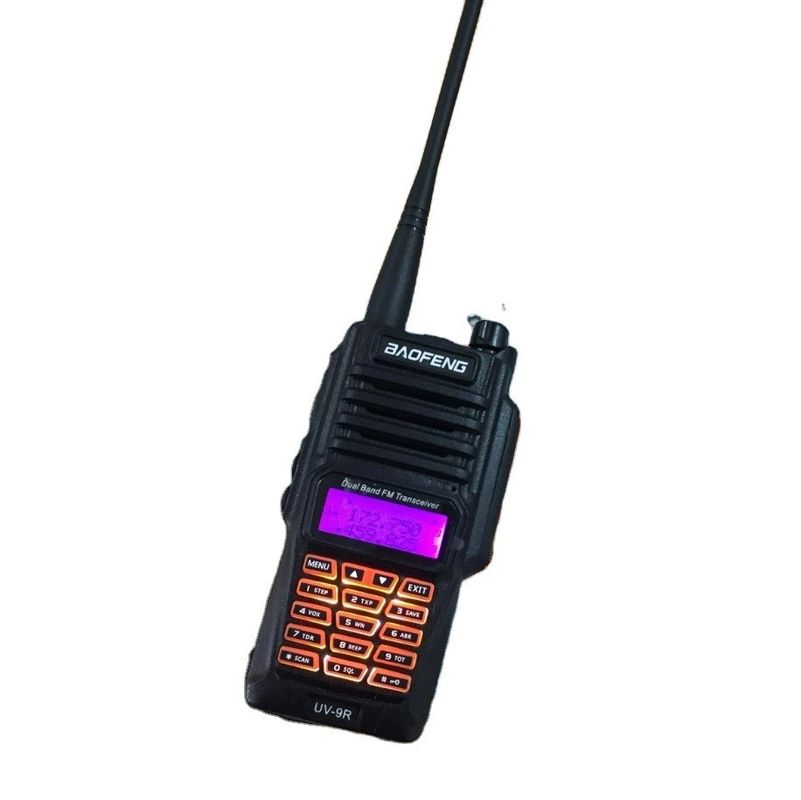 VHF UHF Ham Walkie Talkie Navios Alta potência de saída Comunicação de rádio de longo alcance UV-9r