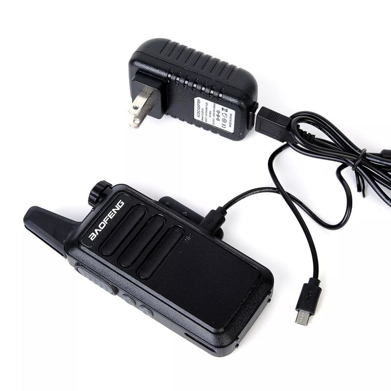 3.7V Rádio infantil Mini Walkie-Talkie VHF UHF Rádio portátil de duas vias Baofeng Bf-T7
