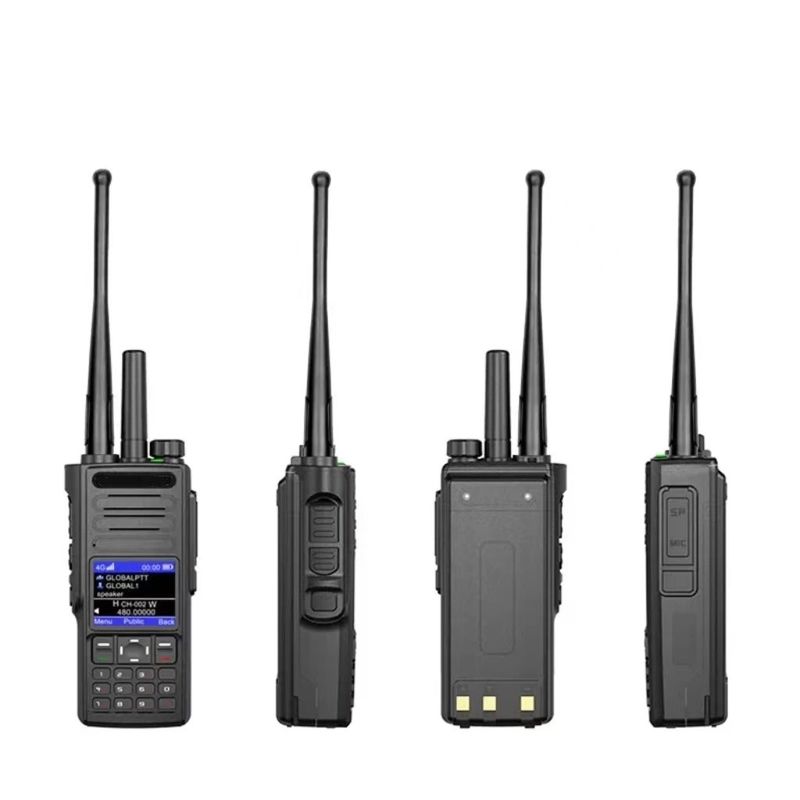 4G Dual Mode Walkie Talkie Ptt com cartão SIM Two Way Radio Global Range UHF/VHF Smartphones Jm-T350 Em 2024