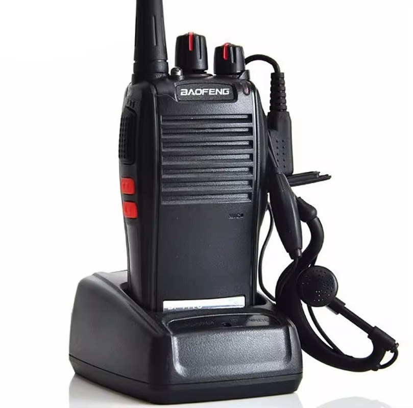 Baofeng 777s Walkie Talkie portátil resistente à água longa distância Uhf rádio intercom preto
