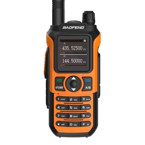 Baofeng UV-21 WalkieTalkie Rádio portátil de presunto com tipo C e bateria padrão 1400MAH