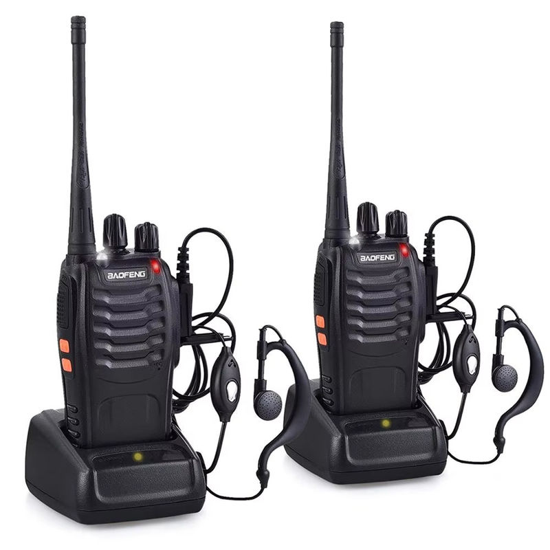 Walkie Talkie portátil sem fio personalizado de 1-3 km com função VOX e alcance de conversação de 8-12 km