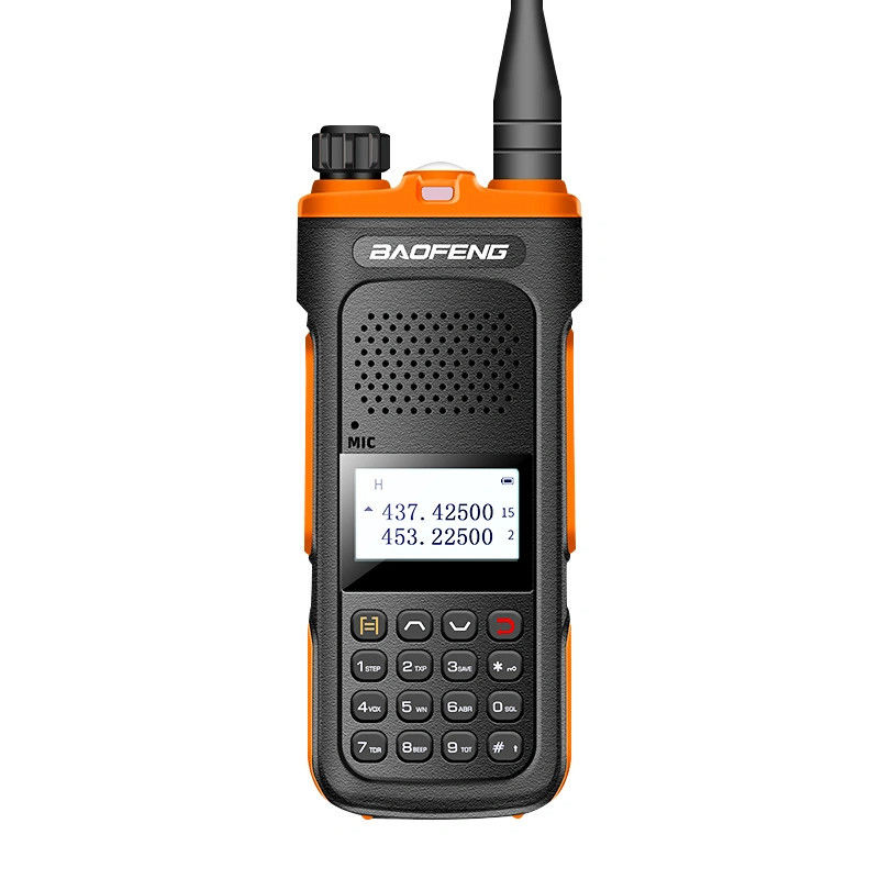 Dual Band Walkie Talkie Digital XIR P3688 DP1400 CP200D DEP450 com e cor preta