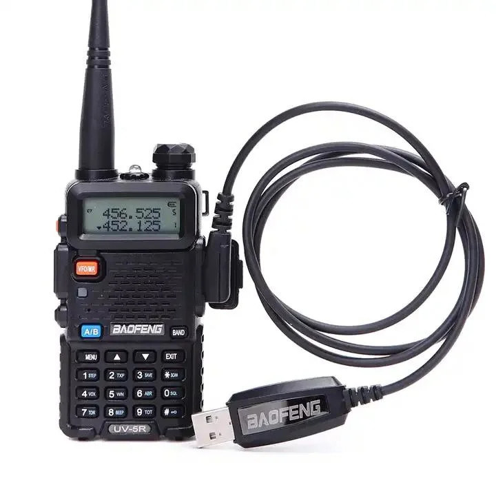 1-3km Range Wireless Walkie Talkie portátil com preto 268g Peso e fácil operação